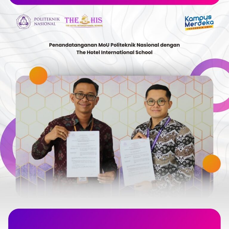 Penandatanganan MoU Politeknik Nasional dan The Hotel International School